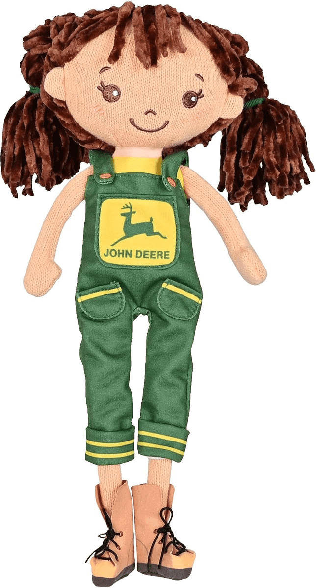 John Deere 12-Inch Soft Body Doll, Brunette