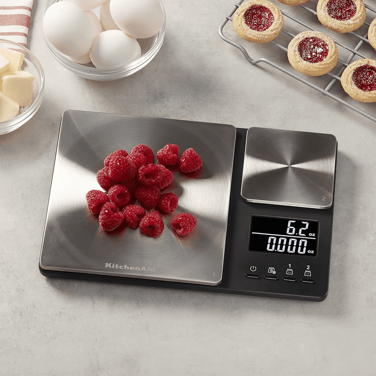 KitchenAid KQ909 Dual-Platform Digital Kitchen Scale image 4
