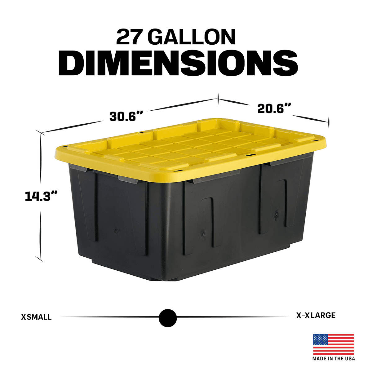 Project Source Commander 27-Gallon Storage Tote image 3