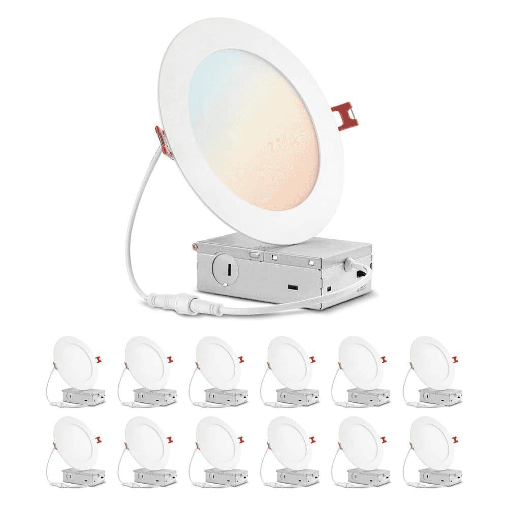 Globe Electric 12-Pack 6-Inch Canless LED Recessed Lights
