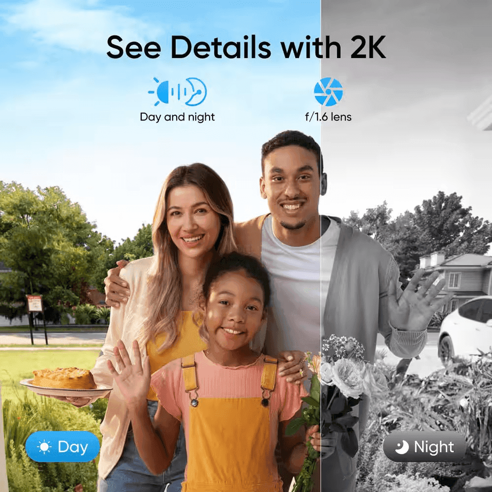 eufy E330 3-in-1 Video Smart Lock with Chime - Black image 3