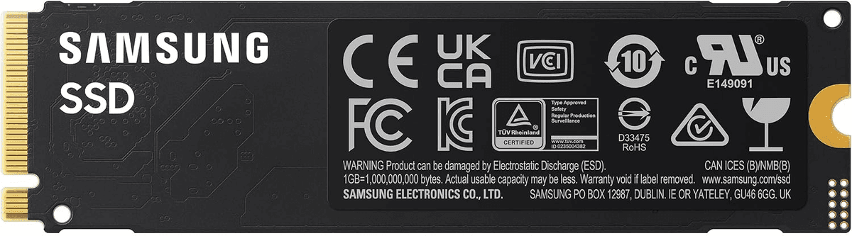 Samsung 990 2TB PCIe 4.0 NVMe M.2 Internal SSD image 3