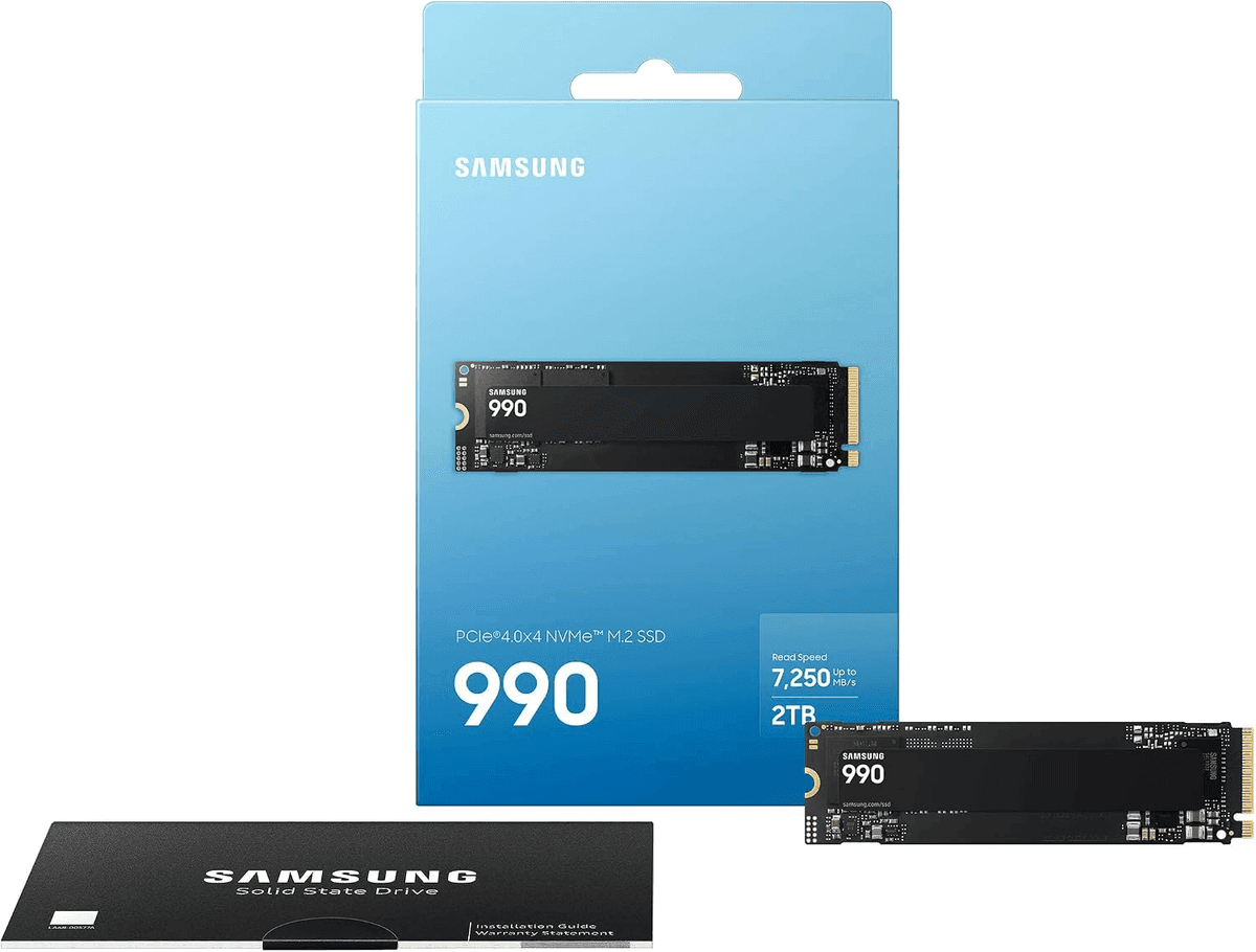 Samsung 990 2TB PCIe 4.0 NVMe M.2 Internal SSD image 4