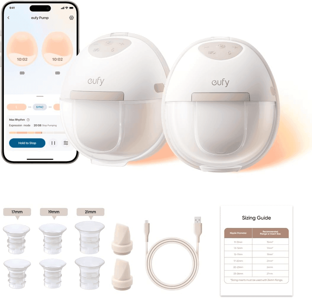 eufy E20 Heated Wearable Breast Pump Set