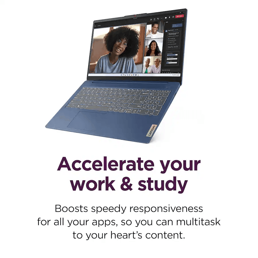 Lenovo IdeaPad Slim 3 15.6-inch Ryzen 5 Laptop, 8GB/512GB image 2