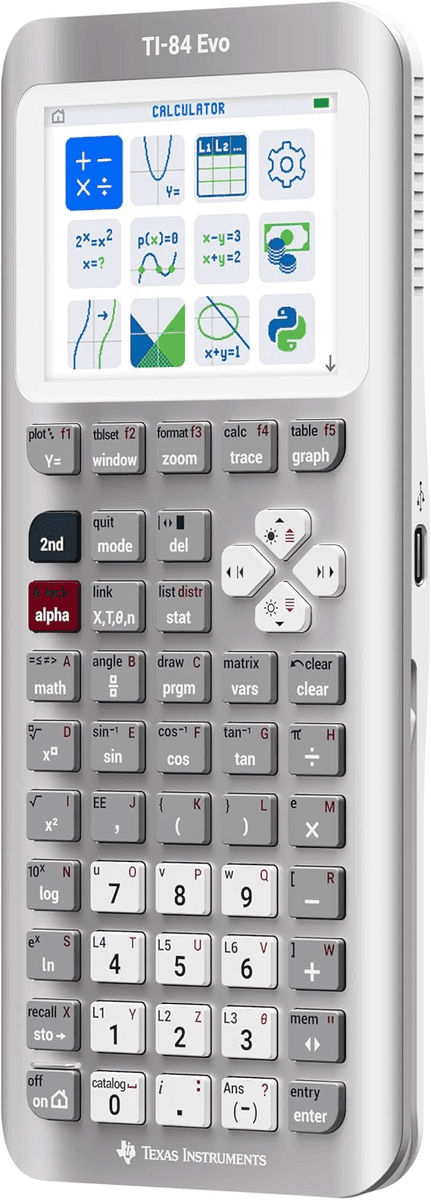Texas Instruments TI-84 Evo Graphing Calculator - Silver image 2