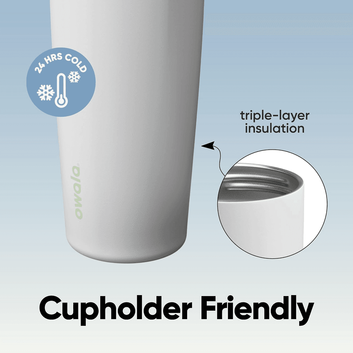 Owala FreeSip Sway 30 oz Stainless Steel Water Bottle - Iced Breeze image 4