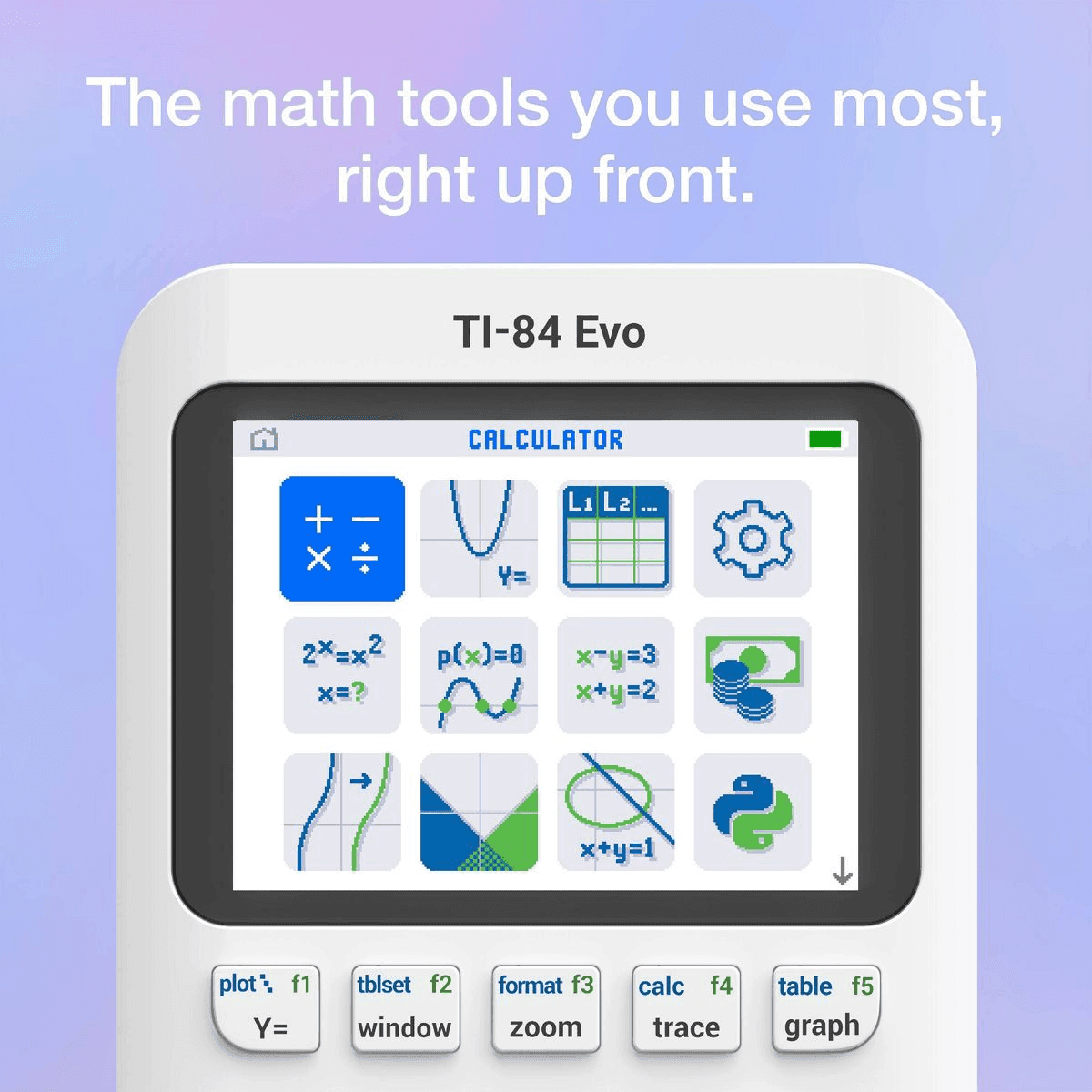 Texas Instruments TI-84 Evo Graphing Calculator - Standard White image 3