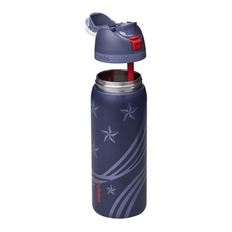 Owala 32 fl oz Stainless Steel FreeSip Water Bottle - All American image 2
