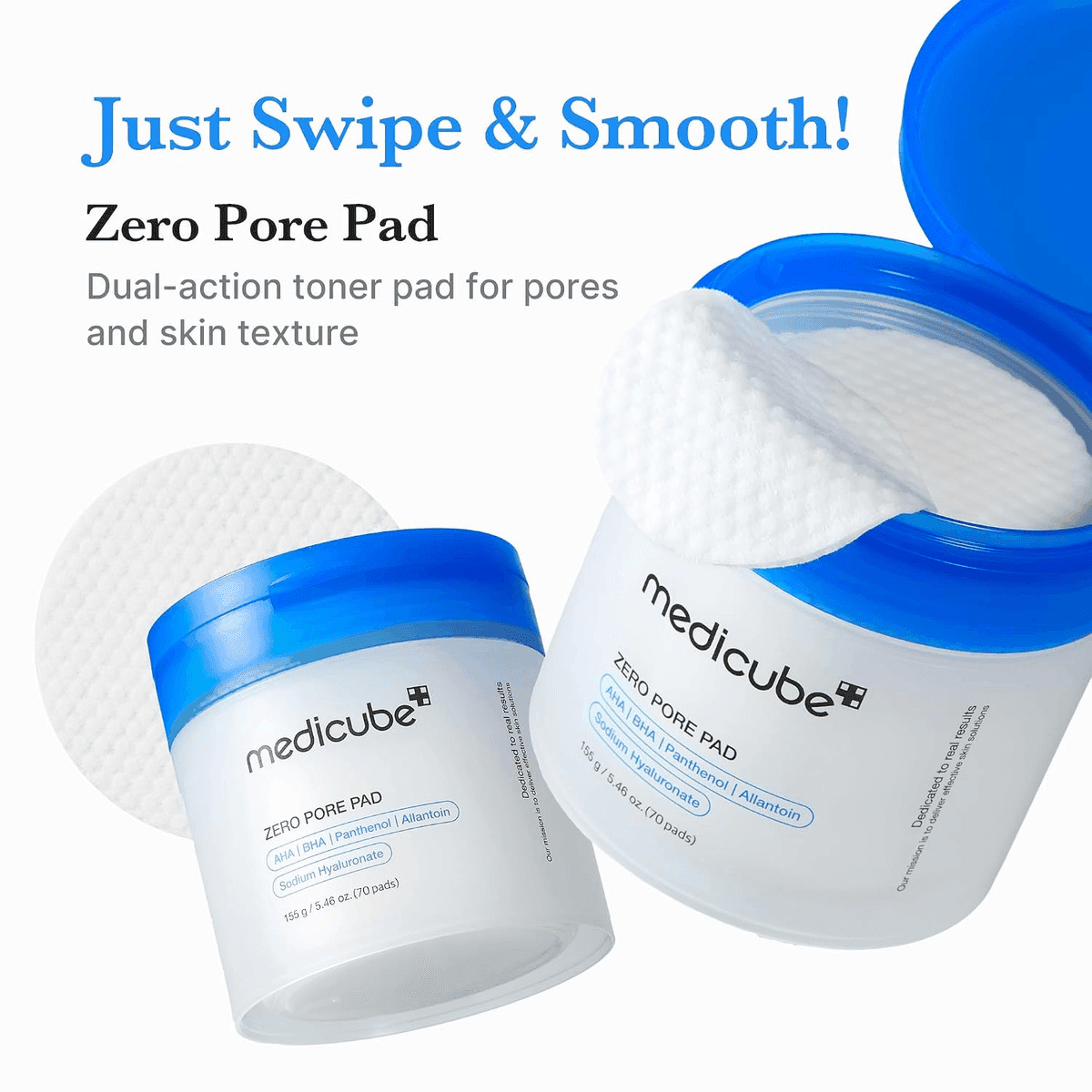medicube Zero Pore Pad 2.0 Dual-Textured Toner Pads, 70 Count image 3