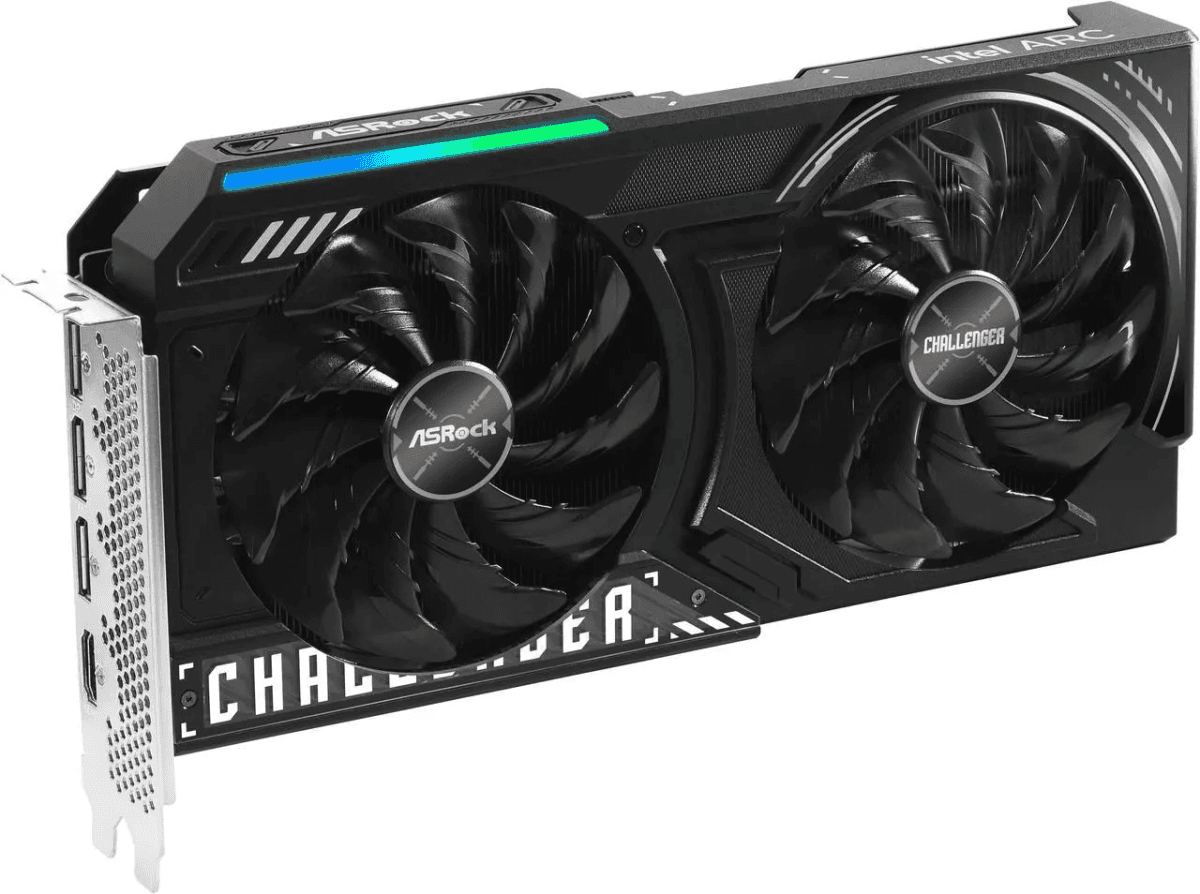 ASRock Challenger Intel Arc B580 12GB Graphics Card image 2