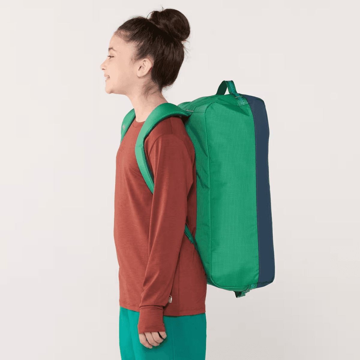 REI Co-op Tarn Convertible Duffel - Kids' - Coastal Green image 5