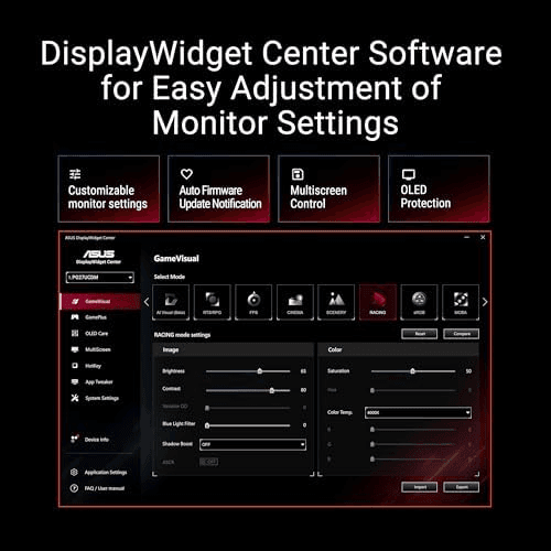 ASUS ROG Swift PG27UCDM 26.5-Inch 4K 240Hz QD-OLED Gaming Monitor image 5
