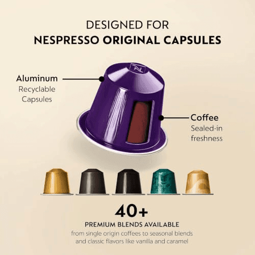 Nespresso Original Ristretto Italiano Dark Roast Espresso Pods 50-Count image 4