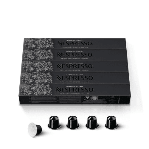 Nespresso Original Ristretto Italiano Dark Roast Espresso Pods 50-Count