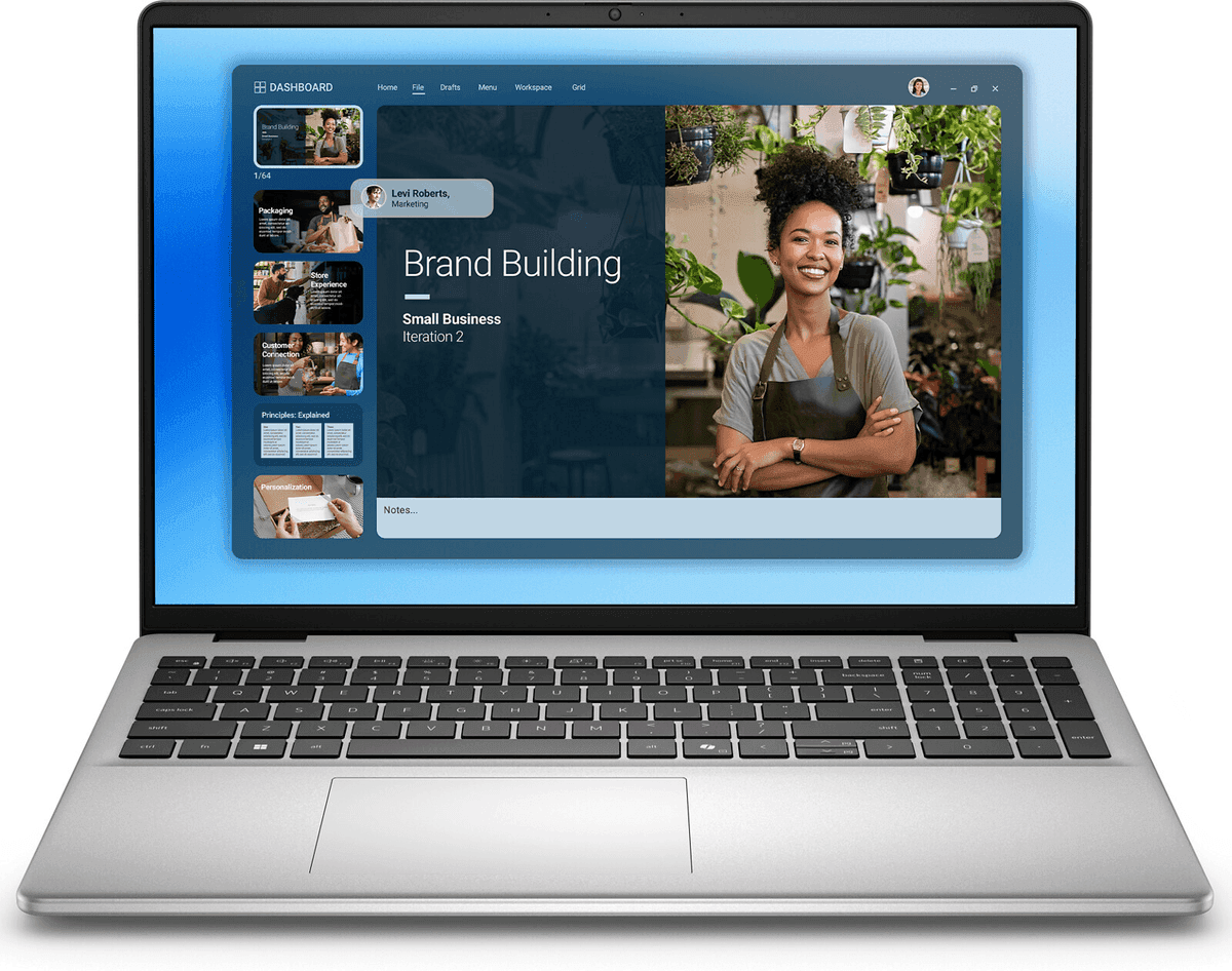Dell 16 Laptop Core 7 150U, 16GB RAM, 1TB SSD