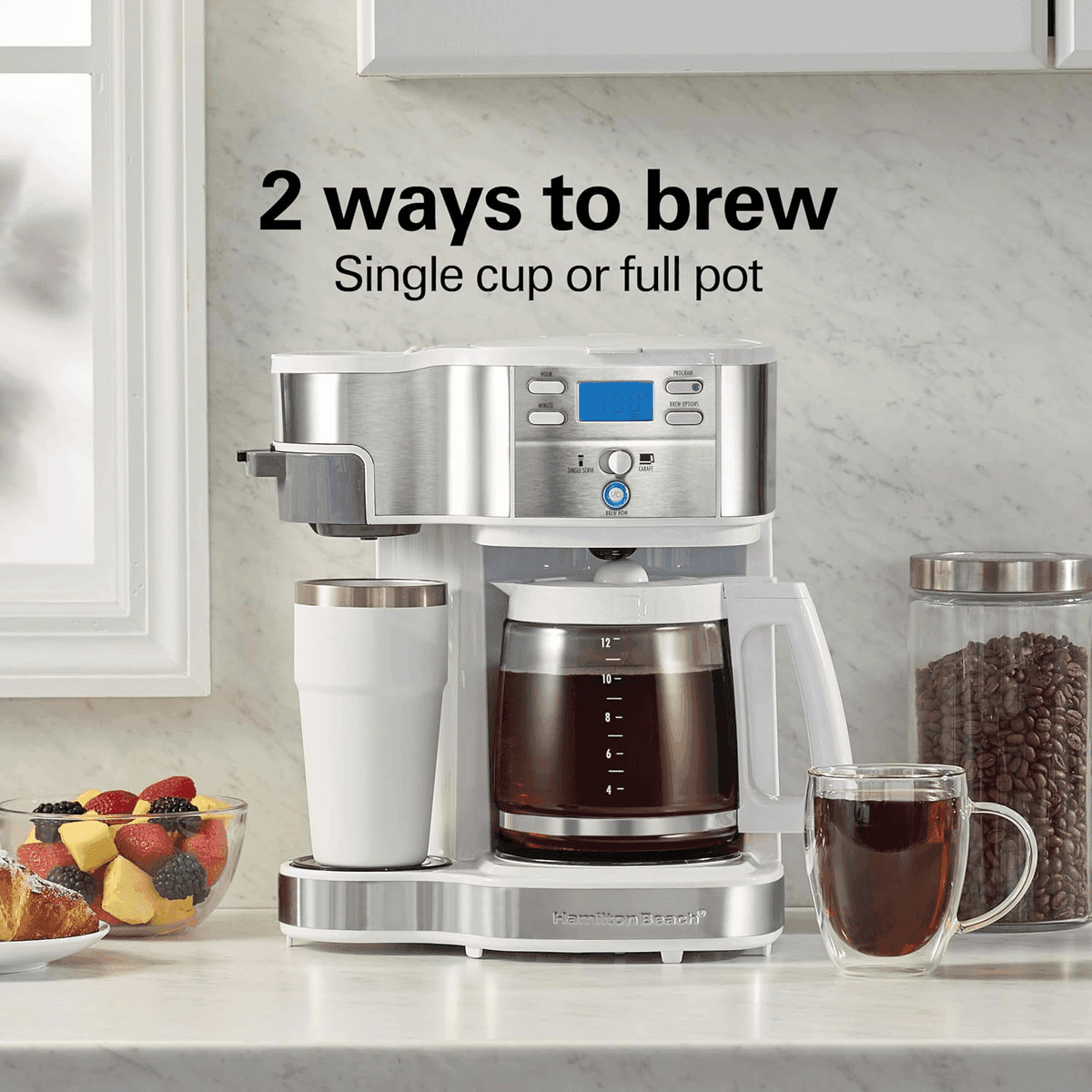 Hamilton Beach 49933 2-Way Programmable Coffee Maker image 3