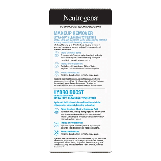 Neutrogena Makeup Remover Wipes, 125-count image 3