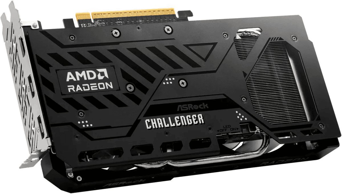 ASRock Challenger Radeon RX 9060 XT 16GB Graphics Card image 4