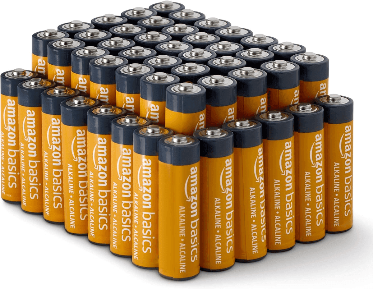 Amazon Basics 48-Pack AA Alkaline Batteries