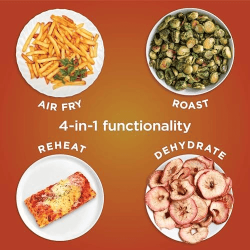 Ninja Air Fryer with Air Crisp 5 QT Capacity fits up to 4lbs of Fries 4-in-1 Pro Air Fry, Roast, Reheat, Dehydrate 400°F Max Temp 1750 Watts W/Nons... image 5