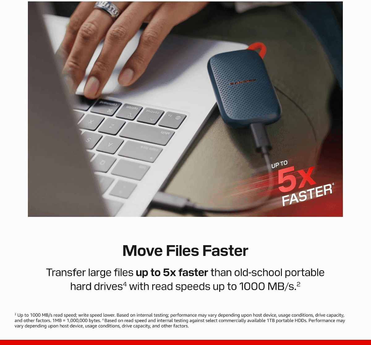 SanDisk 500GB Portable SSD (New Model) image 3