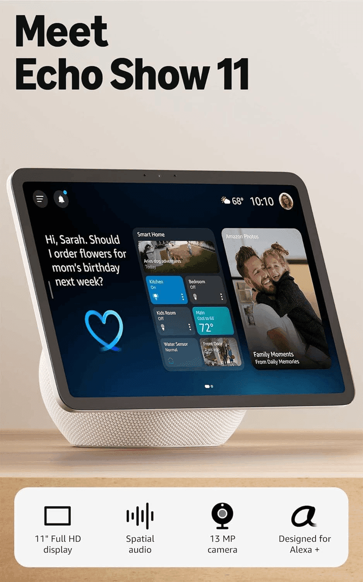 Amazon Echo Show 11 Full-HD Smart Display