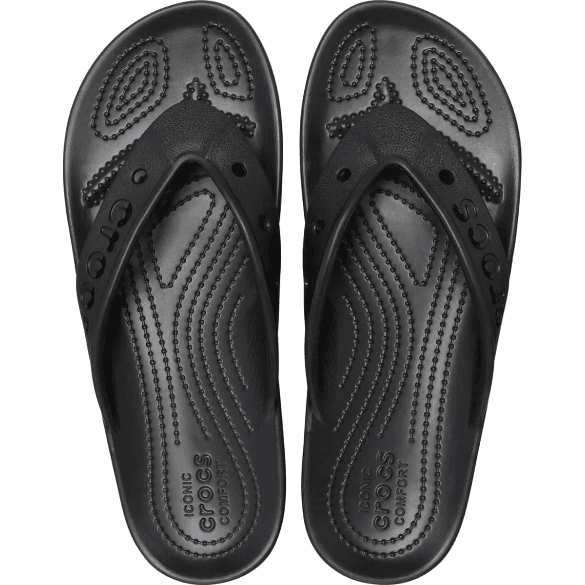 Crocs Baya II Flip Flop Sandals, Black, M11 image 3