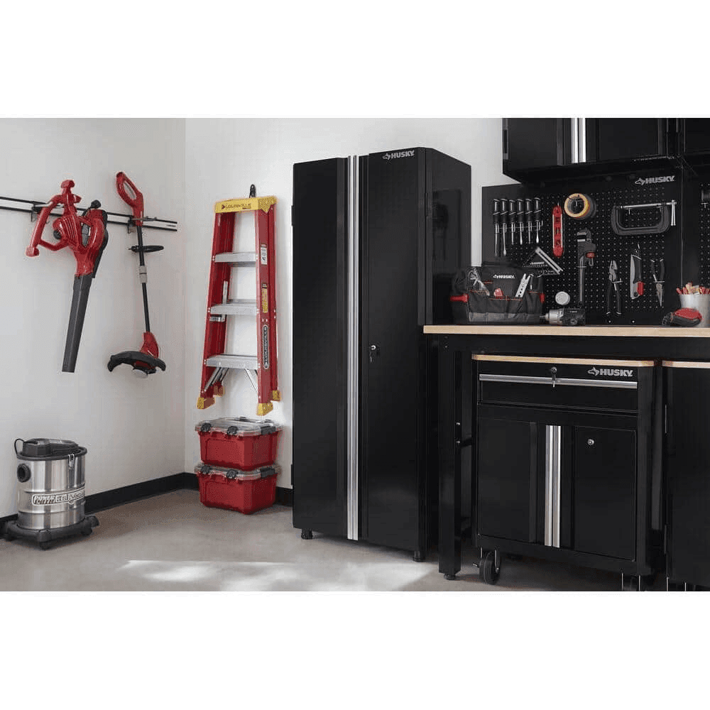Husky 36.6-Inch 24-Gauge Steel Garage Cabinet image 2