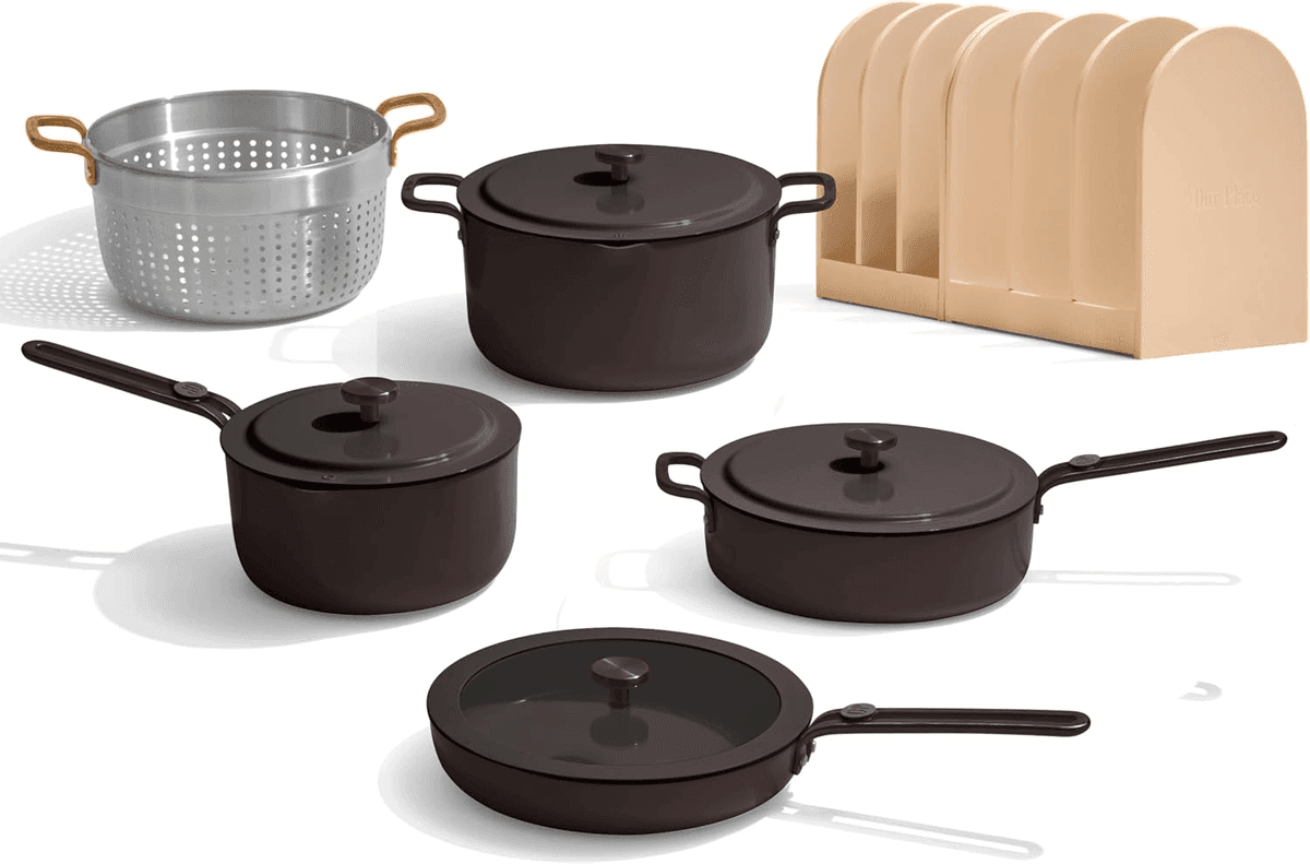 Our Place Essentials Complete 11-Piece Cookware Set, Char