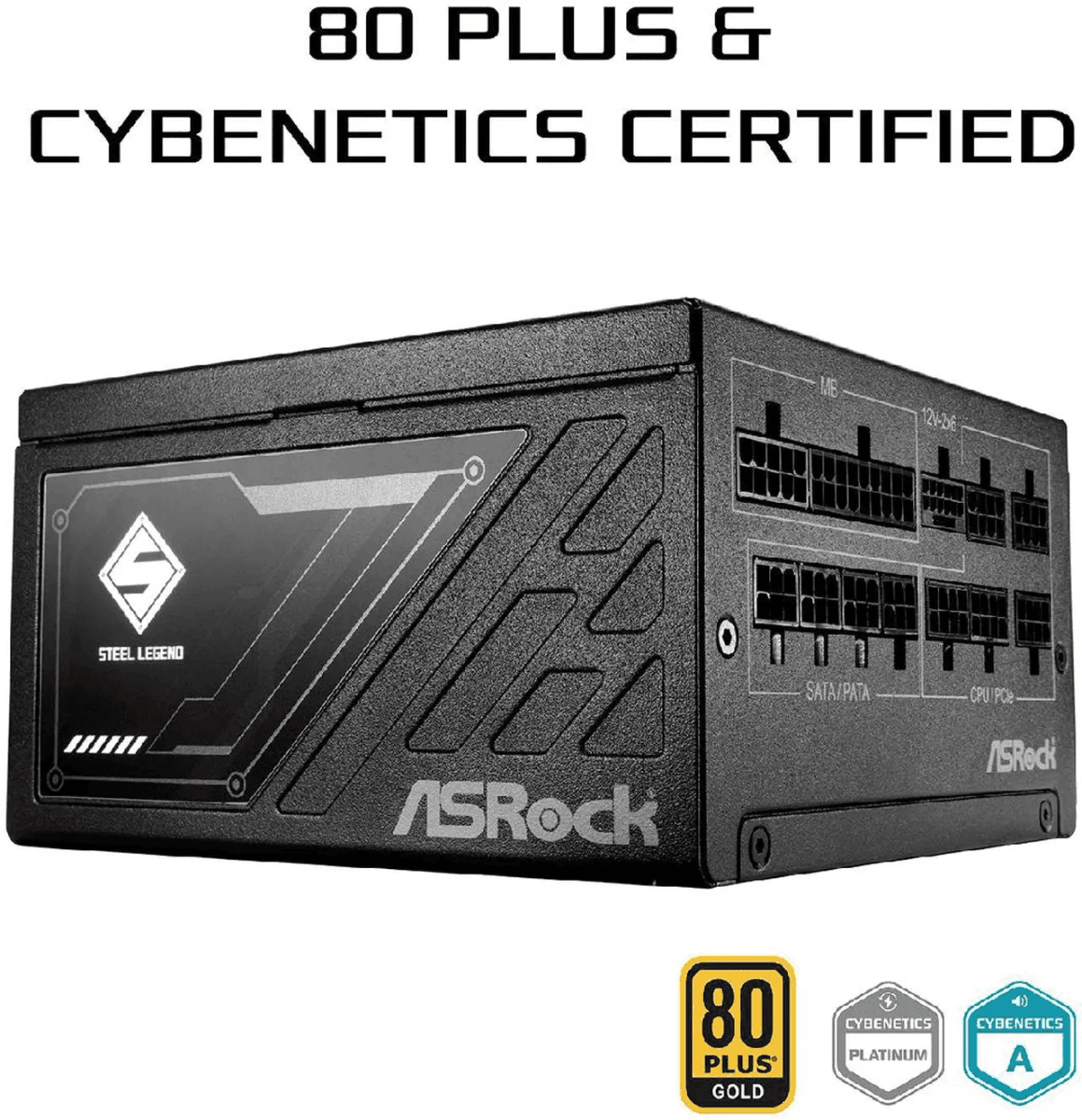 ASRock Steel Legend SL-1000G 1000W Fully Modular ATX 3.1 Power Supply image 3