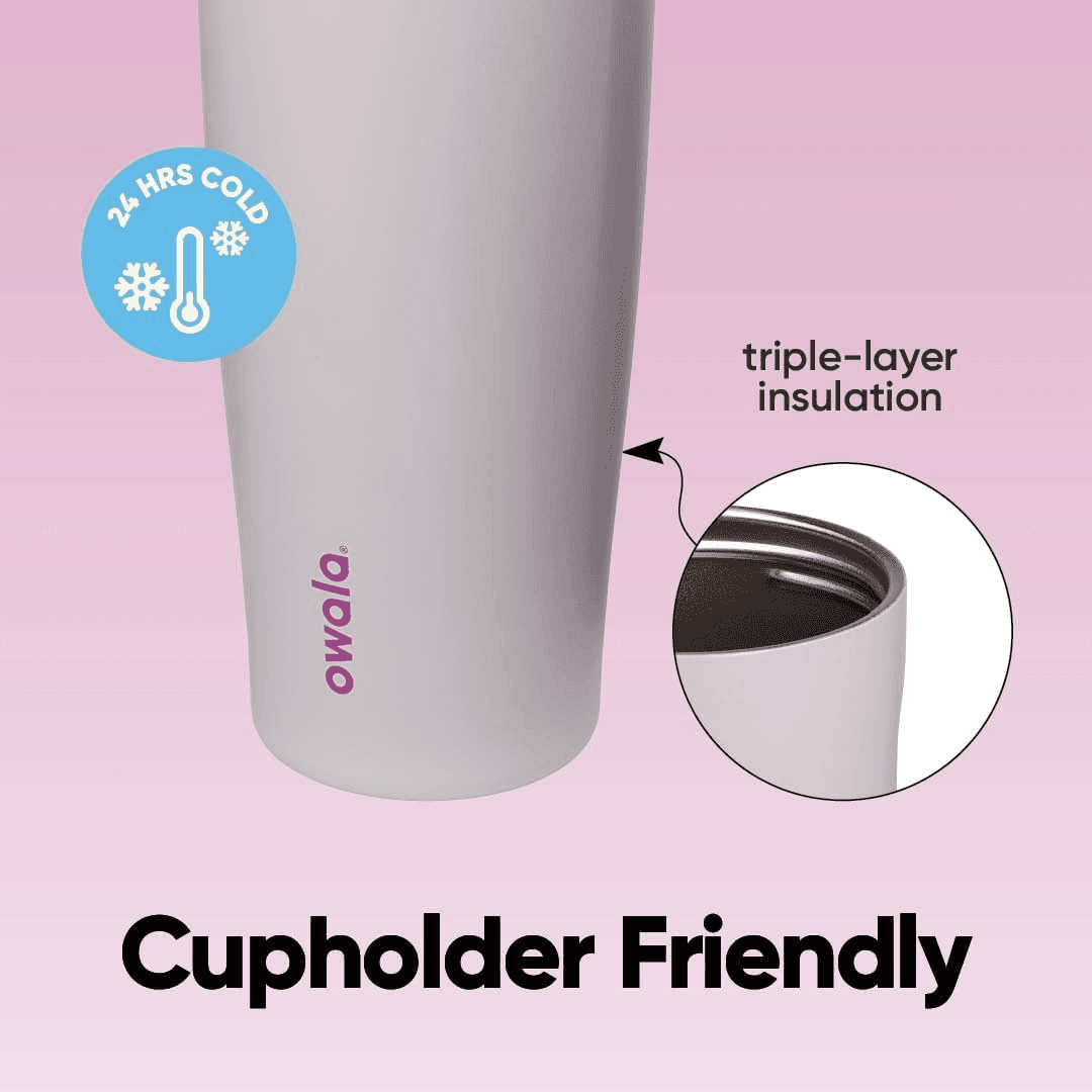 Owala FreeSip Sway 30-Ounce Water Bottle, Dreamy Field image 5