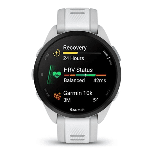 Garmin Forerunner 165 GPS Smartwatch, Mist Gray/Whitestone image 4