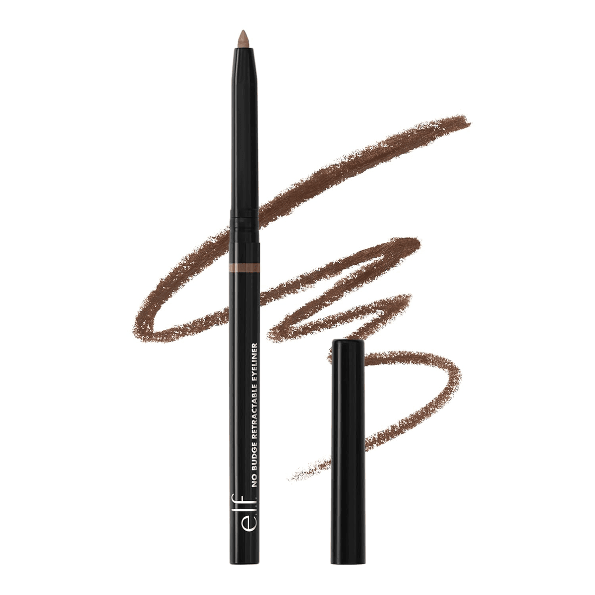 e.l.f. No Budge Retractable Eyeliner, Coffee, 0.01 oz