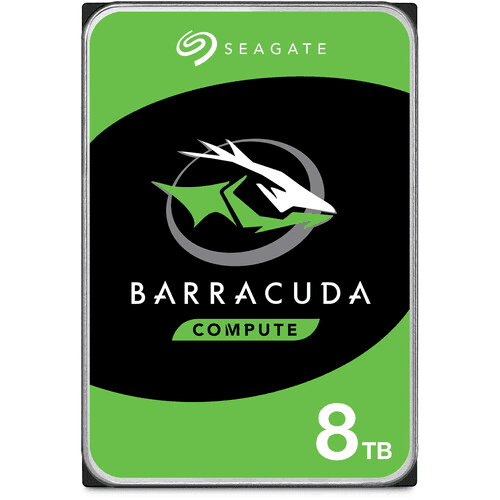 Seagate 8TB BarraCuda SATA III 3.5-Inch Internal HDD