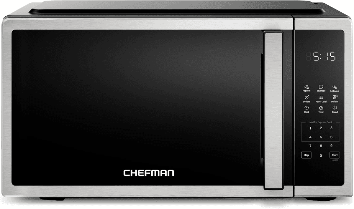 Chefman 0.7-Cu.-Ft. 700W Countertop Microwave, Stainless