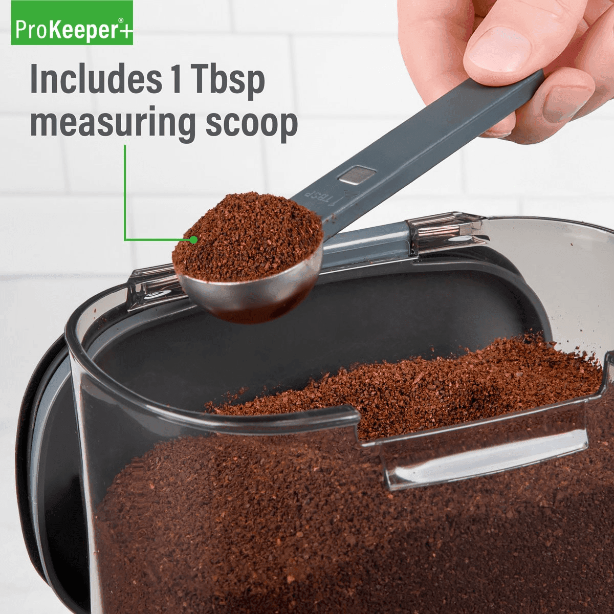 ProKeeper+ Airtight Coffee Storage Container with Magnetic Scoop image 3