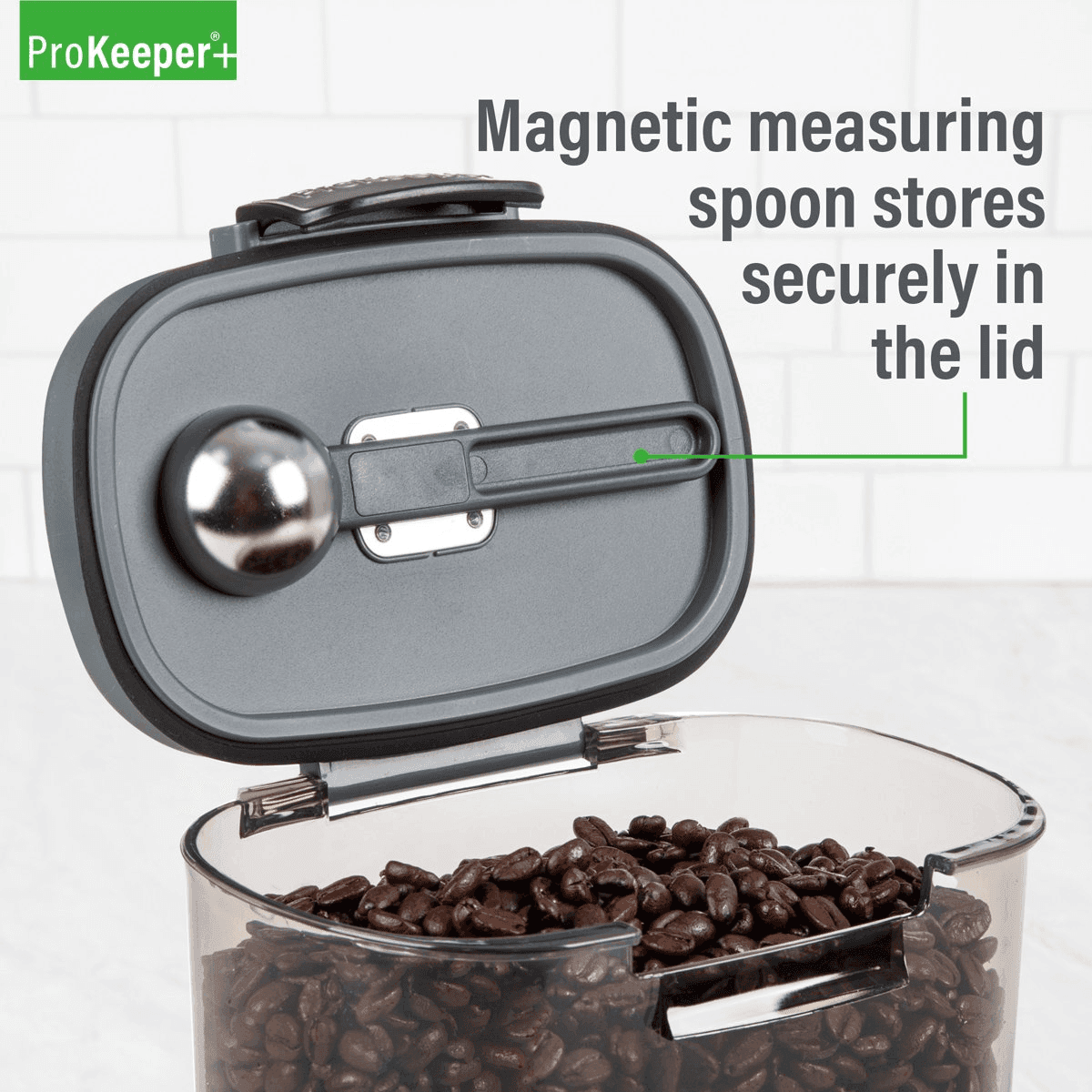 ProKeeper+ Airtight Coffee Storage Container with Magnetic Scoop image 4