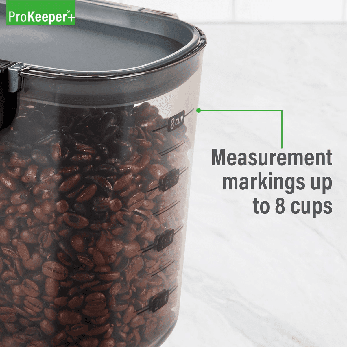 ProKeeper+ Airtight Coffee Storage Container with Magnetic Scoop image 5