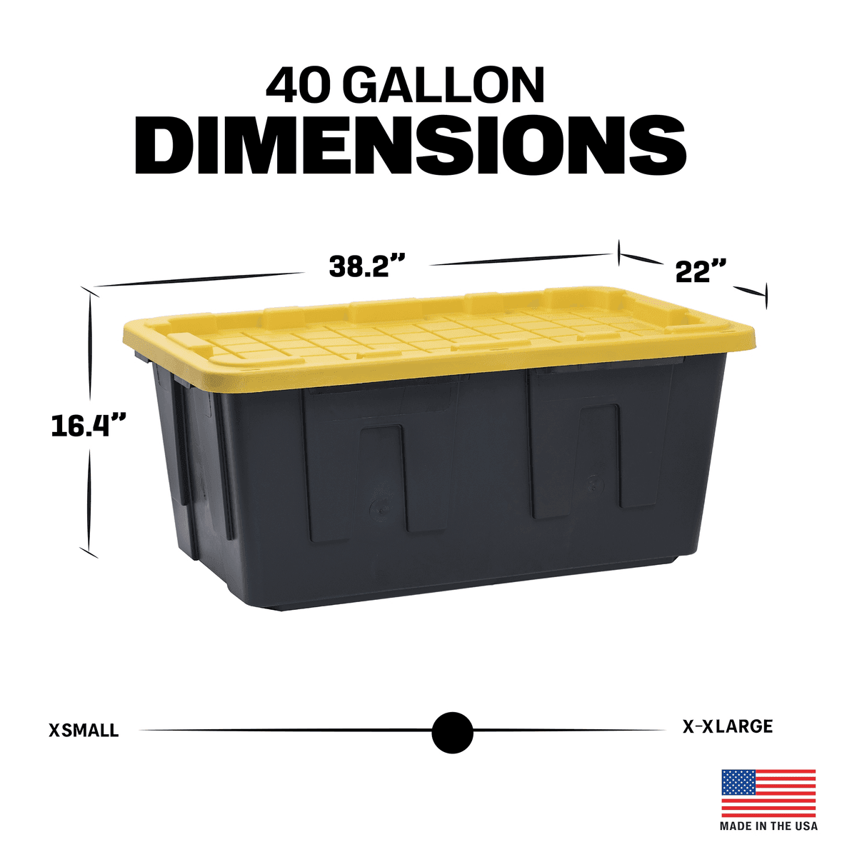 Project Source Commander 40-Gallon Storage Tote for $19.98 image 3
