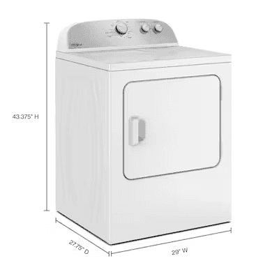 Whirlpool 7-cu ft Vented Electric Dryer image 2
