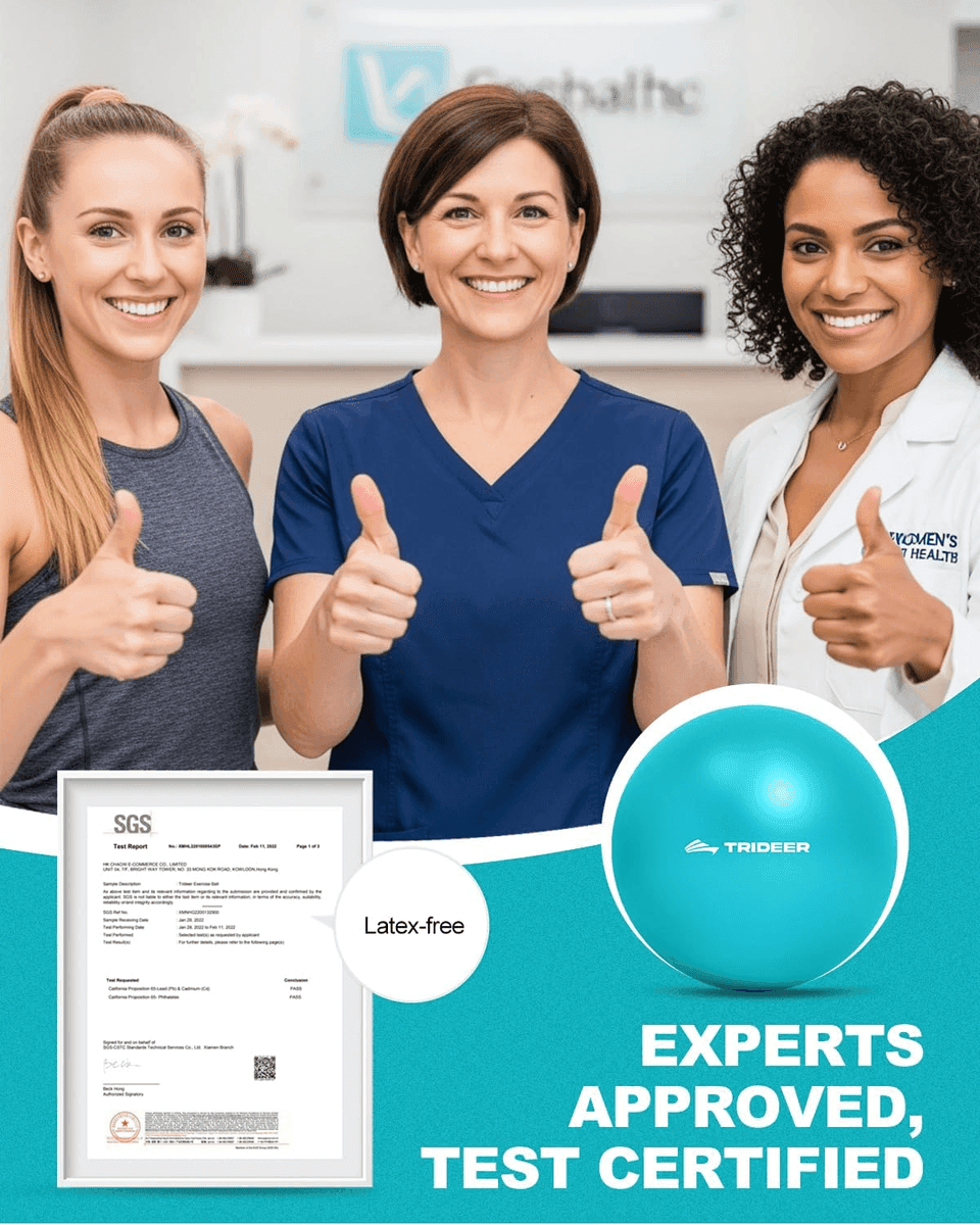 Trideer 9-Inch Pilates Ball for $7.99 image 4