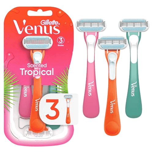 Gillette Venus Tropical Women's Disposable Razors 3-Count for $6.94