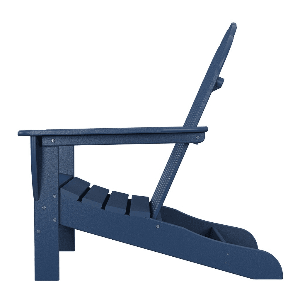 POLYWOOD Long Beach Adirondack Chair in Blue for $139.99 image 4