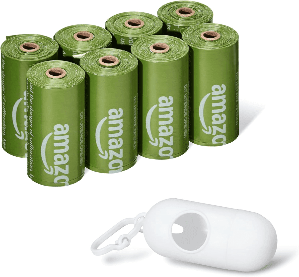 Amazon Basics 120-Count Leakproof Dog Poop Bags for $5.43