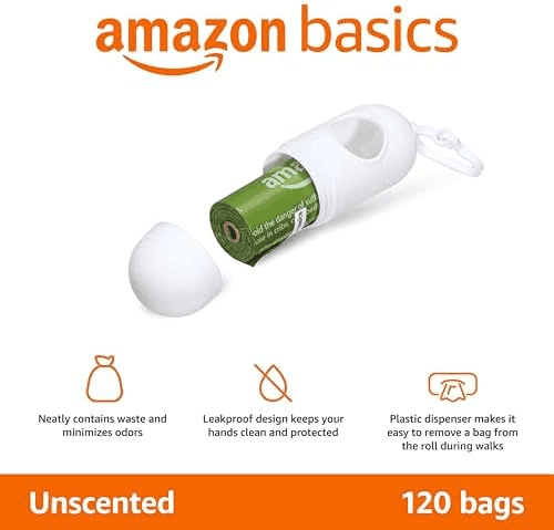 Amazon Basics 120-Count Leakproof Dog Poop Bags for $5.43 image 2