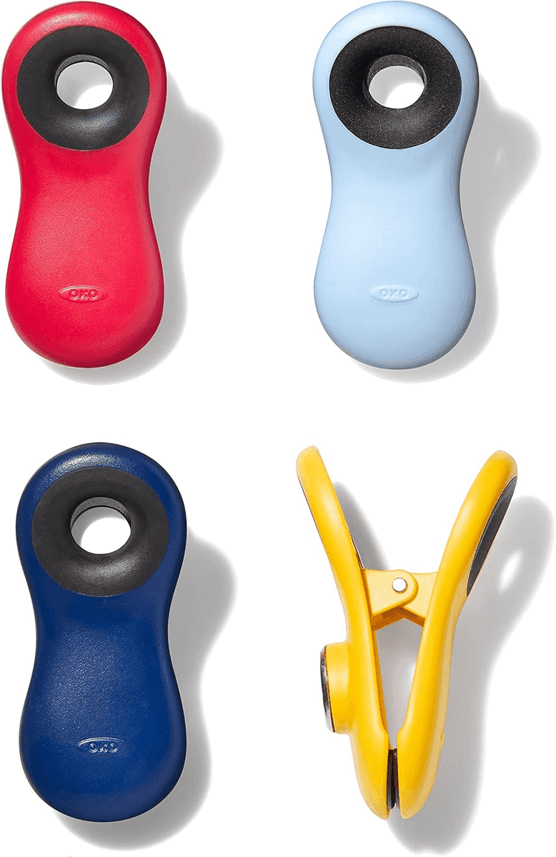 OXO Good Grips All-Purpose Magnetic Clips, 4-Piece Set