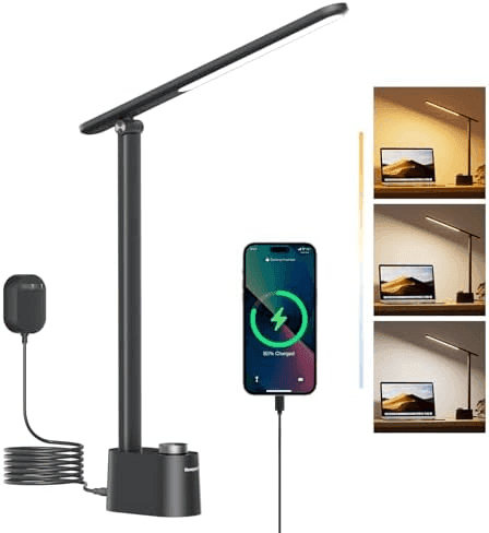 Honeywell Sunturalux Foldable LED Desk Lamp - Black