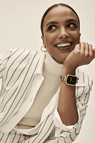 Anne Klein Chain Bracelet Band for Apple Watch - Gold-Tone image 5