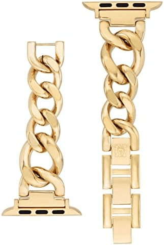 Anne Klein Chain Bracelet Band for Apple Watch - Gold-Tone image 2